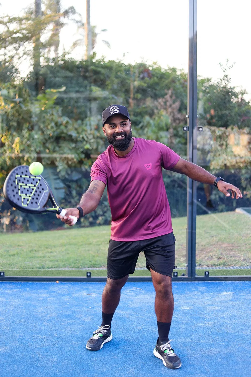 CA Padel Shirt | Maroon