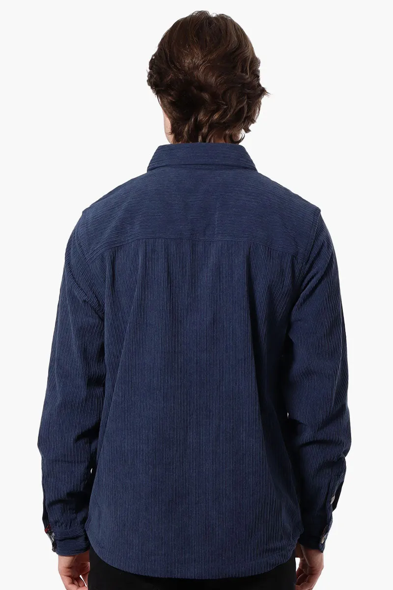 Canada Weather Gear Corduroy Casual Shirt - Navy