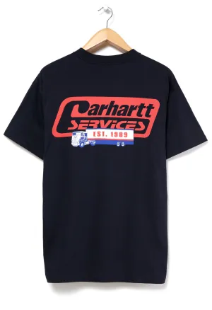 Carhartt WIP Men's Freight Services T-Shirt - Dark Navy