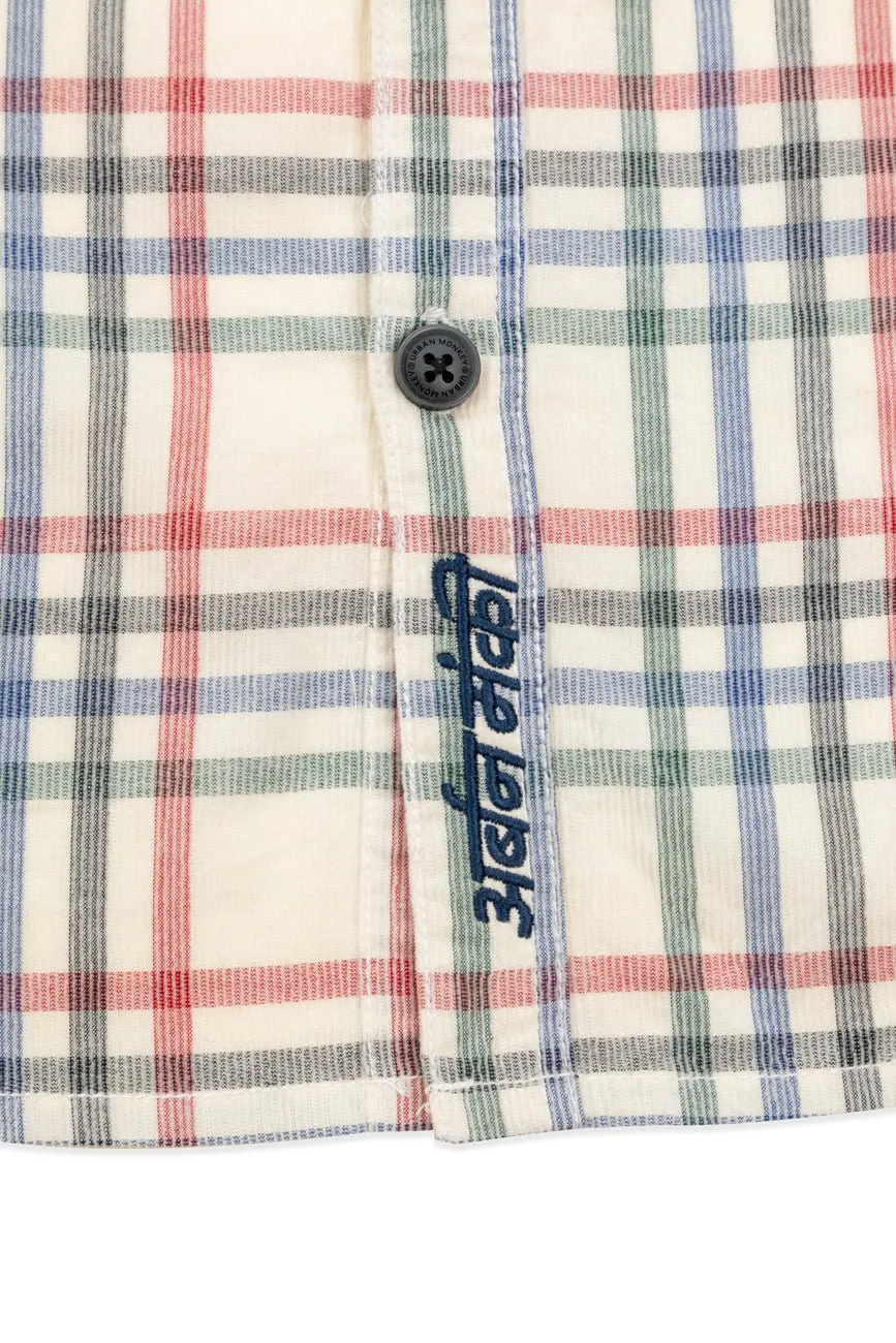 Check Corduroy Shirt 005 // regular fit