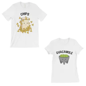 Chips & Guacamole Matching Couple Gift Shirts White For Newlywed