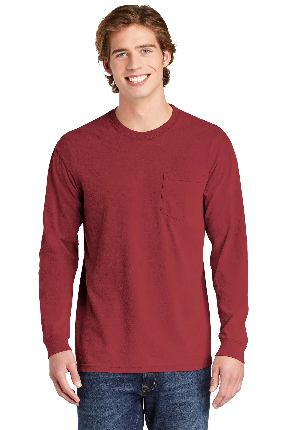COMFORT COLORS ® Heavyweight Ring Spun Long Sleeve Pocket Tee. 4410