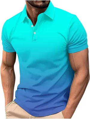 Cool Quick-Dry Vacation T Shirt for Men Relaxed Fit Top Athletic Workout Graphic Summer Outdoor Tunics