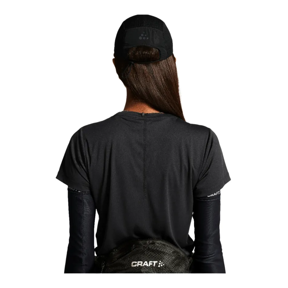 Craft Women's Core Essence Short Sleeve Tee 2 in Black AW24