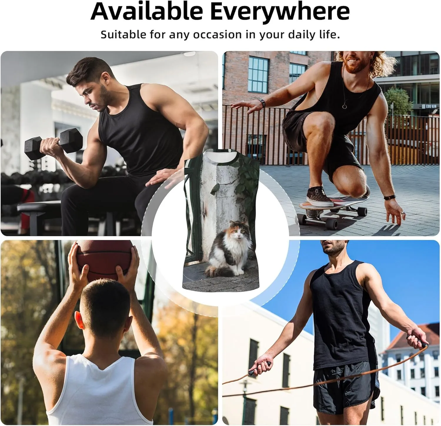 Custom T-Shirts for Men Women Couple Design Your Own Shirt with Text/Image/Logo Personalized Tank Top