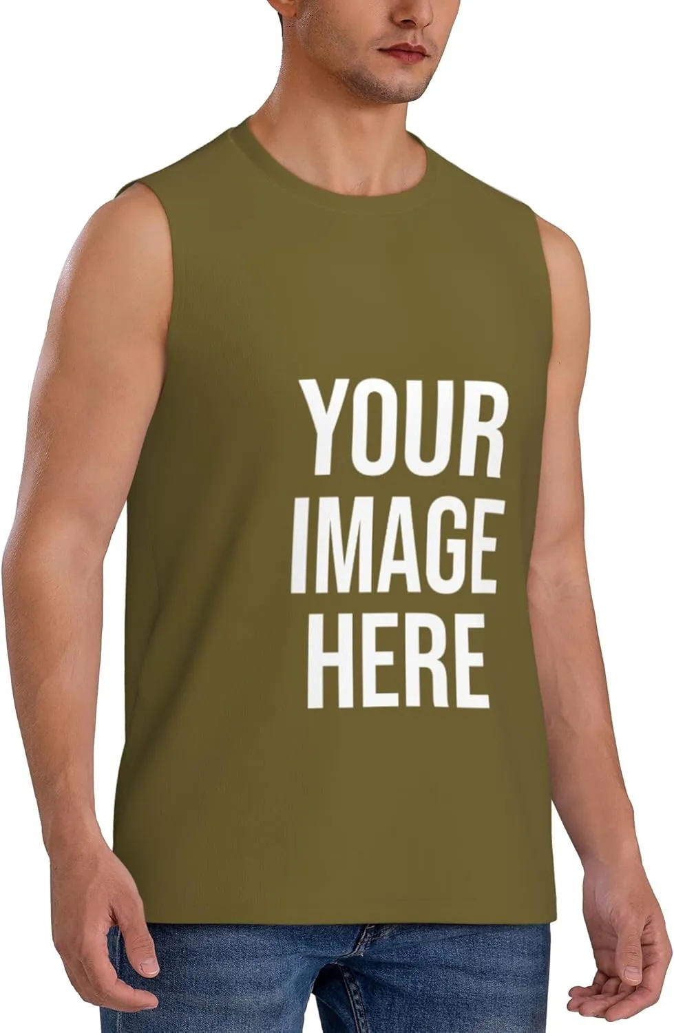 Custom T-Shirts for Men Women Couple Design Your Own Shirt with Text/Image/Logo Personalized Tank Top