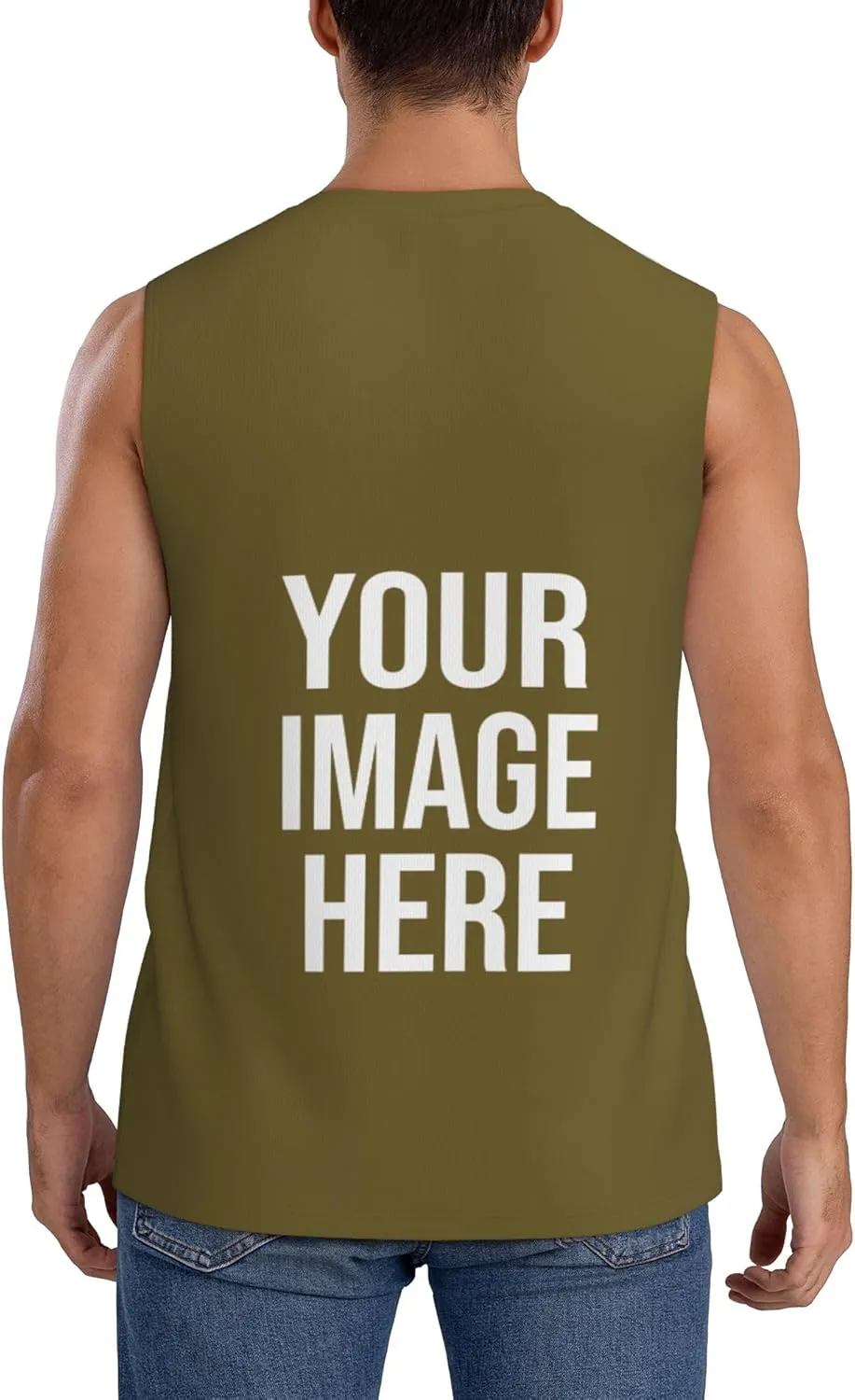Custom T-Shirts for Men Women Couple Design Your Own Shirt with Text/Image/Logo Personalized Tank Top