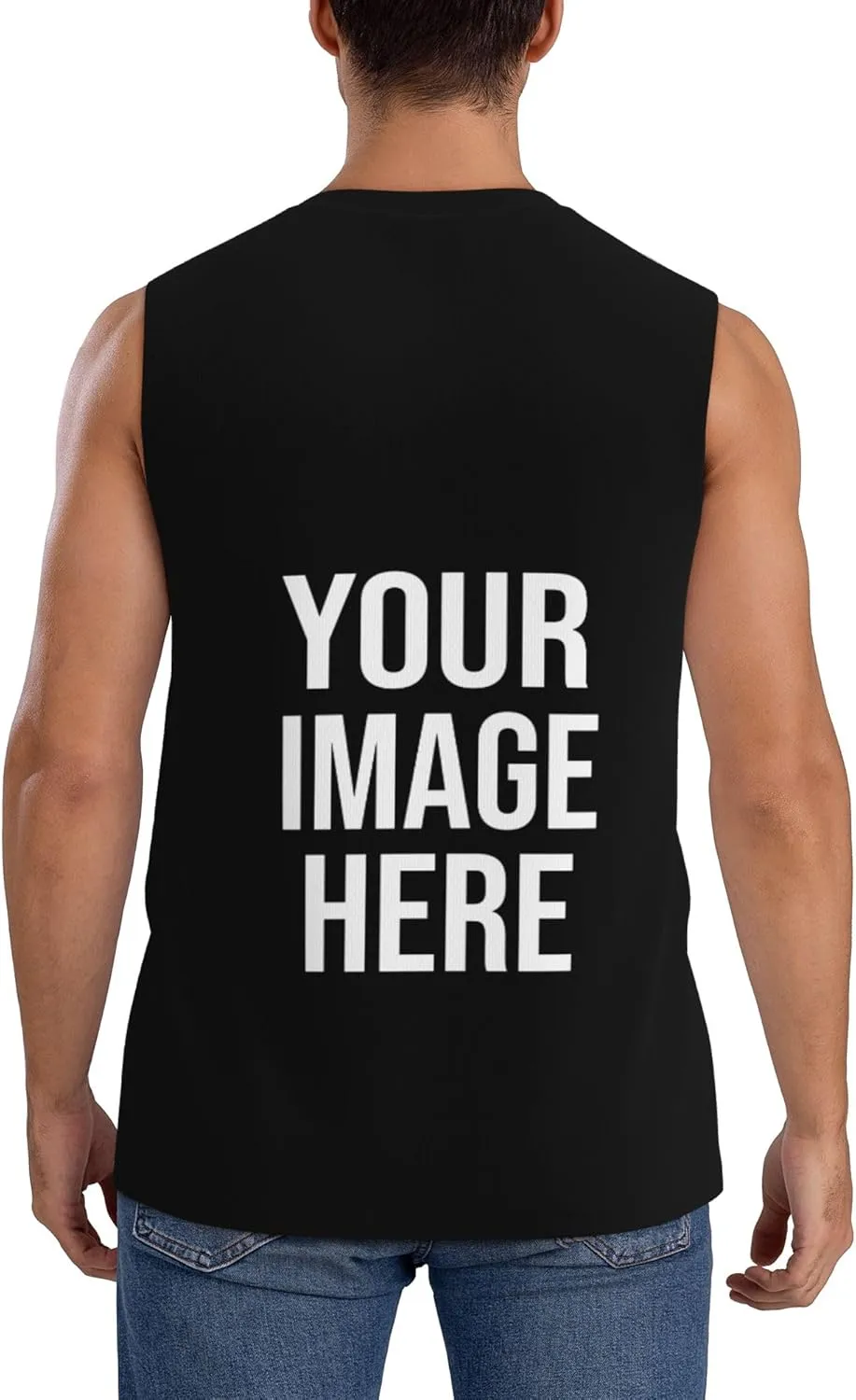 Custom T-Shirts for Men Women Couple Design Your Own Shirt with Text/Image/Logo Personalized Tank Top
