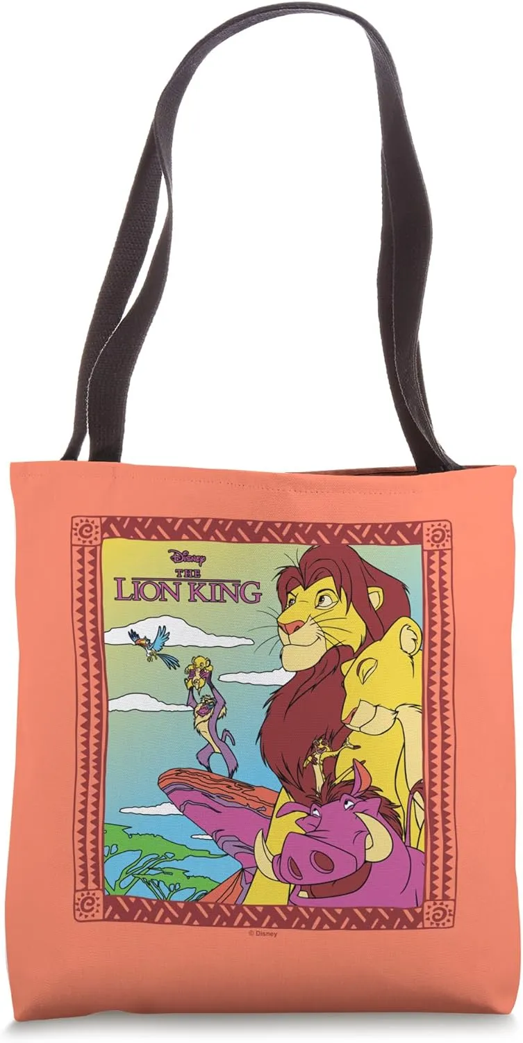 Disney The Lion King Main Characters Epic Group Shot Tote Bag