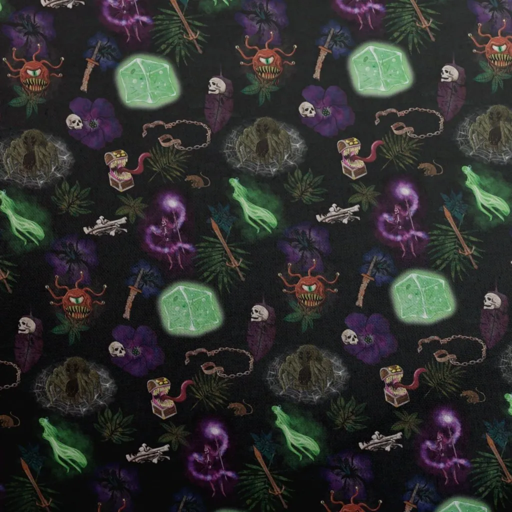 Dnd Dungeon Monsters Youth Hawaiian Shirt
