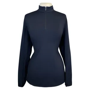 Dover Saddlery Long Sleeve Sunshirt in Black - Women's Small