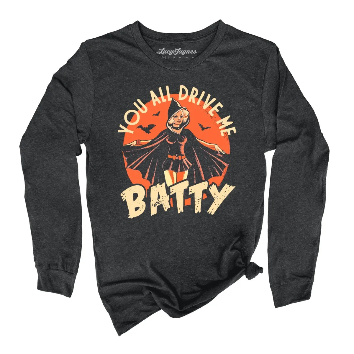 Drive Me Batty Long Sleeve Tee