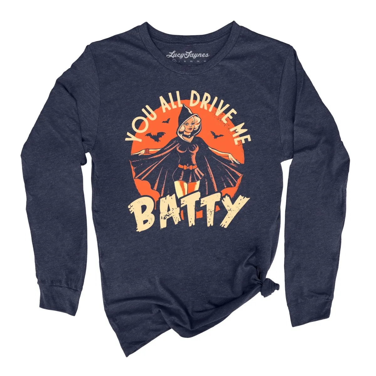 Drive Me Batty Long Sleeve Tee