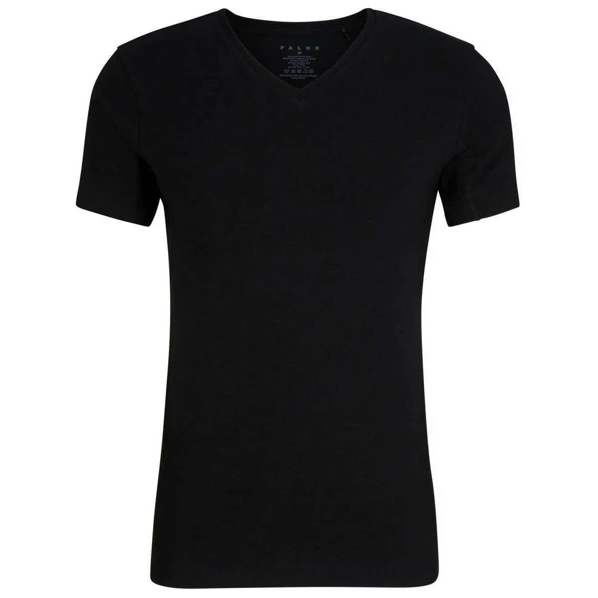 Falke Daily Climate Control V-Neck T-Shirt - Black