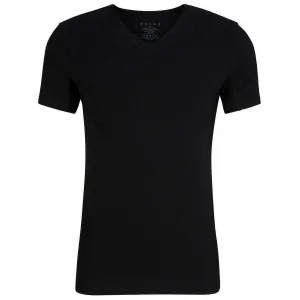 Falke Daily Climate Control V-Neck T-Shirt - Black