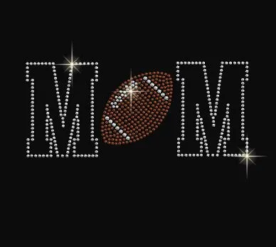 Football Mom Hotfix Spangle Transfer