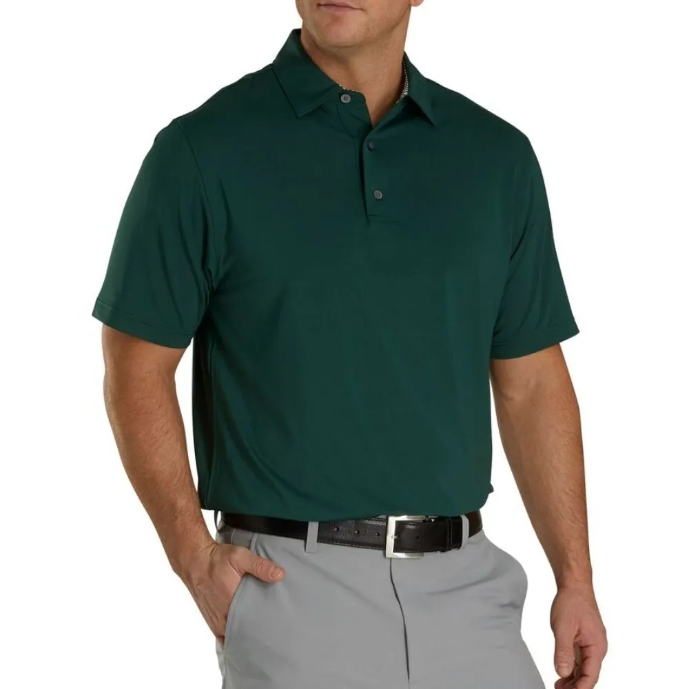 Footjoy Solid Lisle Self Collar Polo (Previous Season Style)
