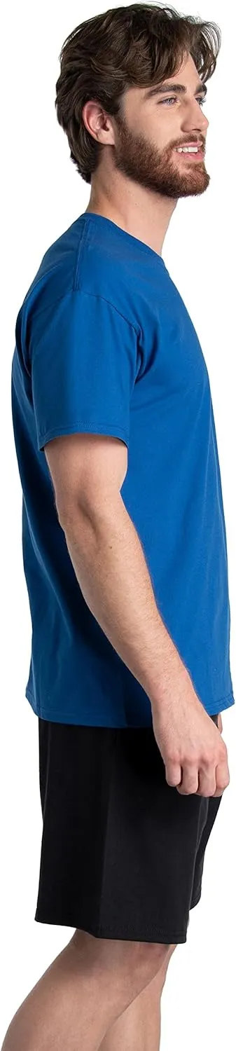 Fruit of the Loom Men's Eversoft Cotton T-Shirts, Breathable & Moisture Wicking with Odor Control, Sizes S-4X