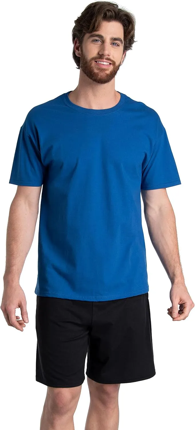 Fruit of the Loom Men's Eversoft Cotton T-Shirts, Breathable & Moisture Wicking with Odor Control, Sizes S-4X