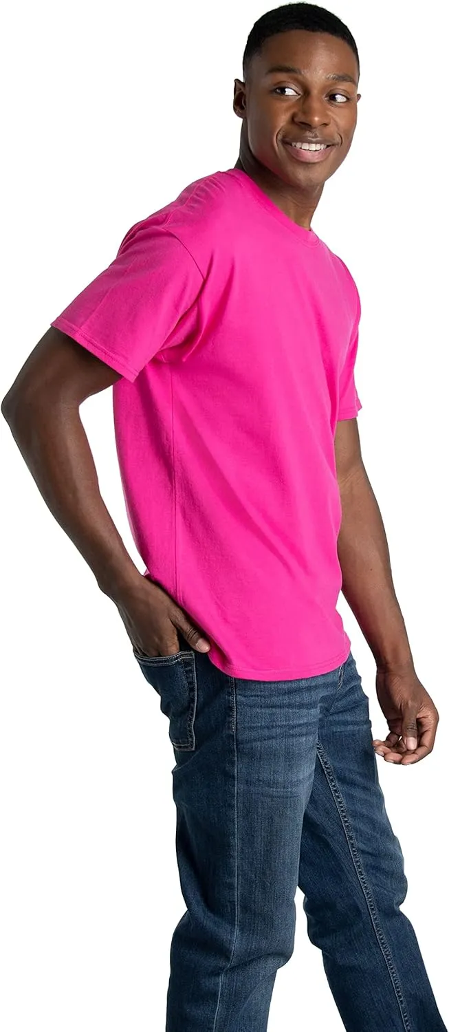 Fruit of the Loom Men's Eversoft Cotton T-Shirts, Breathable & Moisture Wicking with Odor Control, Sizes S-4X
