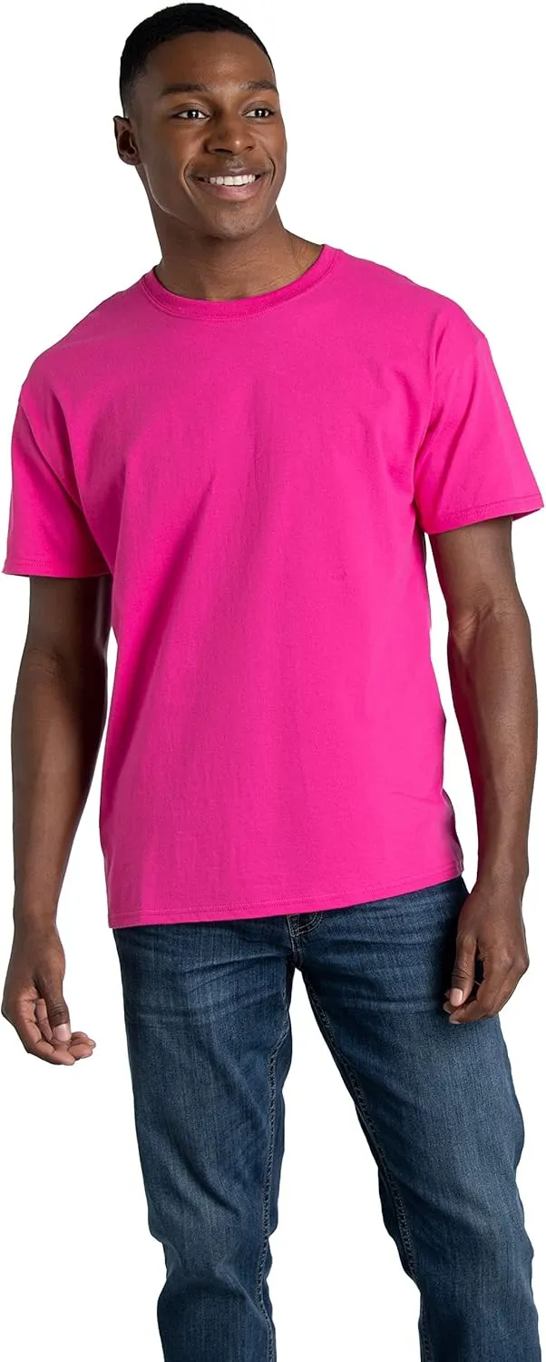 Fruit of the Loom Men's Eversoft Cotton T-Shirts, Breathable & Moisture Wicking with Odor Control, Sizes S-4X