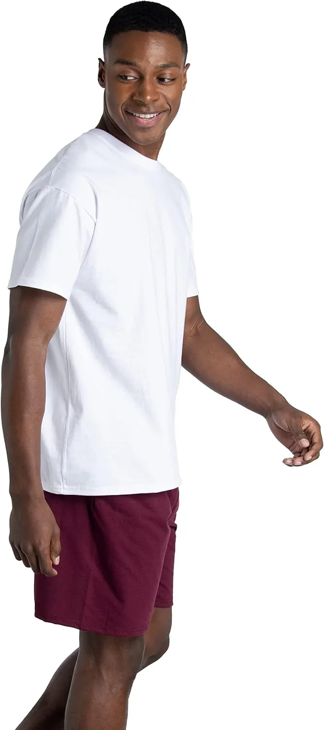Fruit of the Loom Men's Eversoft Cotton T-Shirts, Breathable & Moisture Wicking with Odor Control, Sizes S-4X