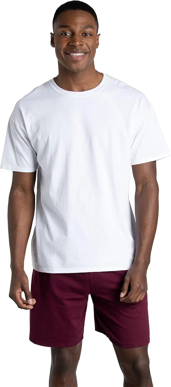 Fruit of the Loom Men's Eversoft Cotton T-Shirts, Breathable & Moisture Wicking with Odor Control, Sizes S-4X