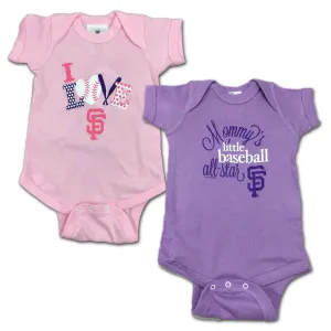 Giants Mommy's Little Baseball Allstar 2-Pack