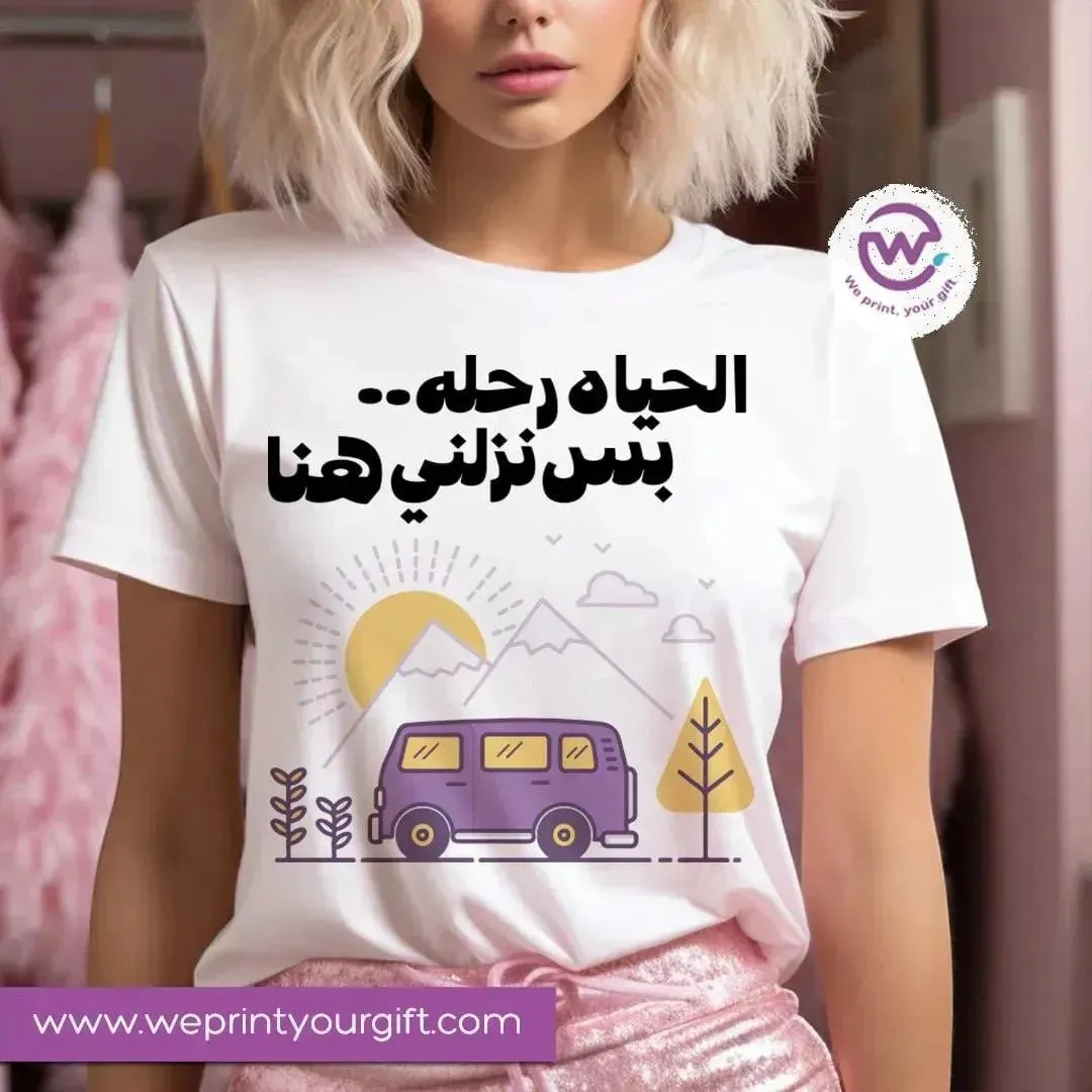 Half sleeve T-shirt -Comic-E