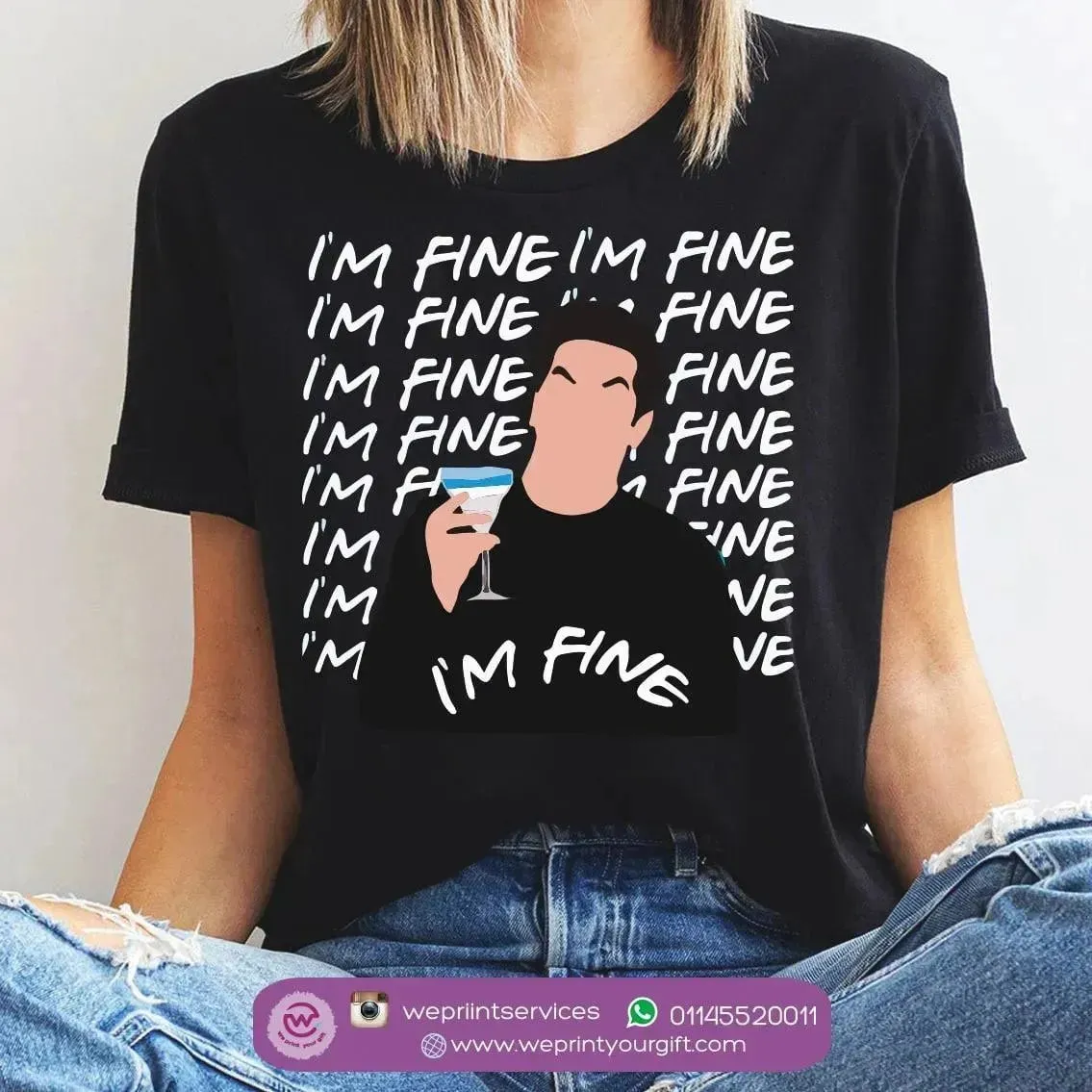 Half sleeve T-shirt- Friends