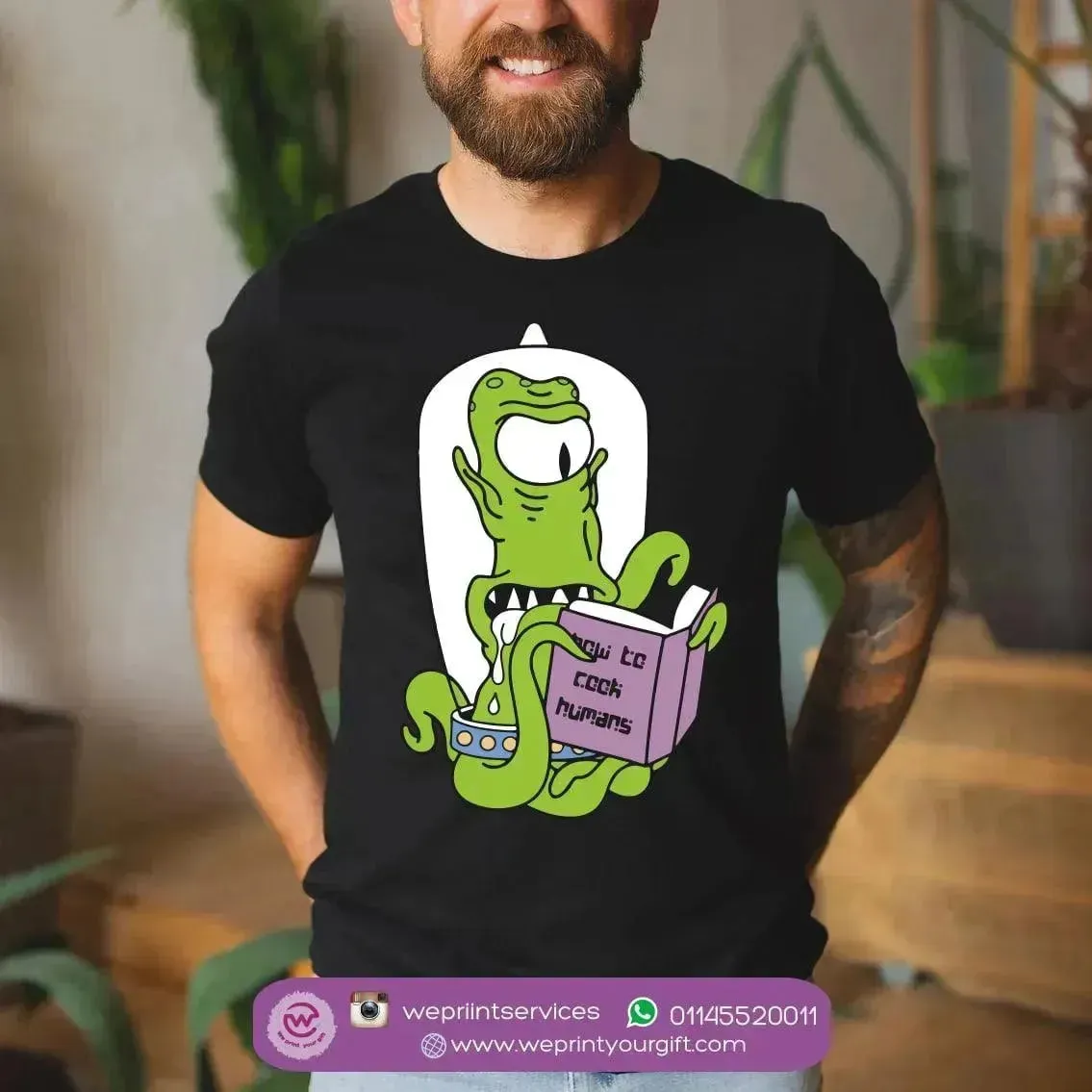 Half sleeve T-shirt- Space