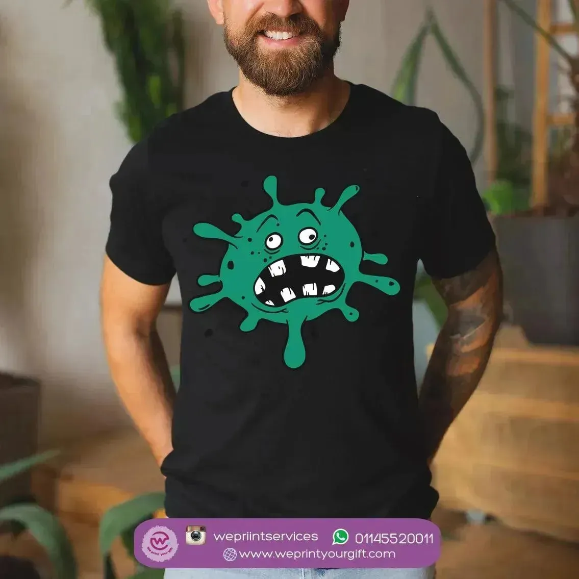 Half sleeve T-shirt- Space