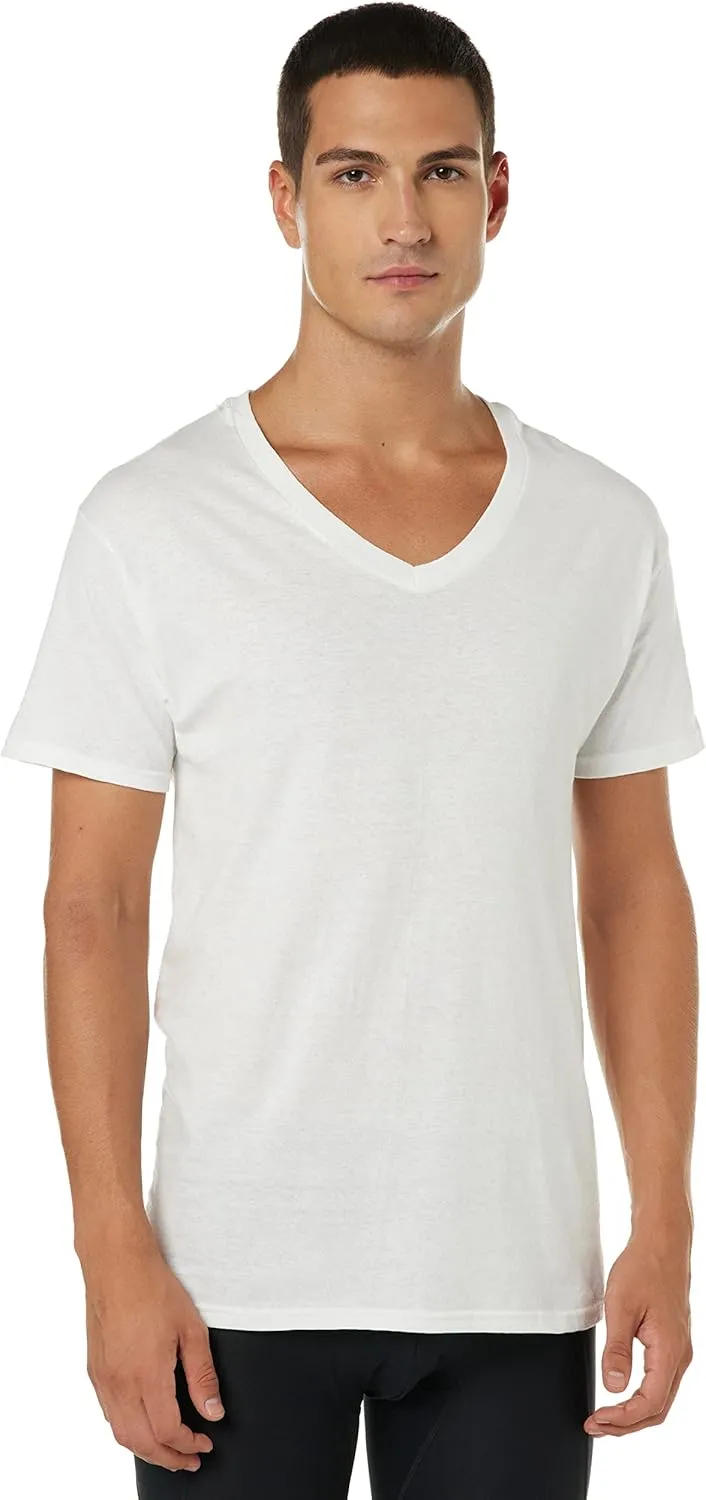 Hanes Men's Comfortsoft V-Neck Tagless Tshirt 3 Pack