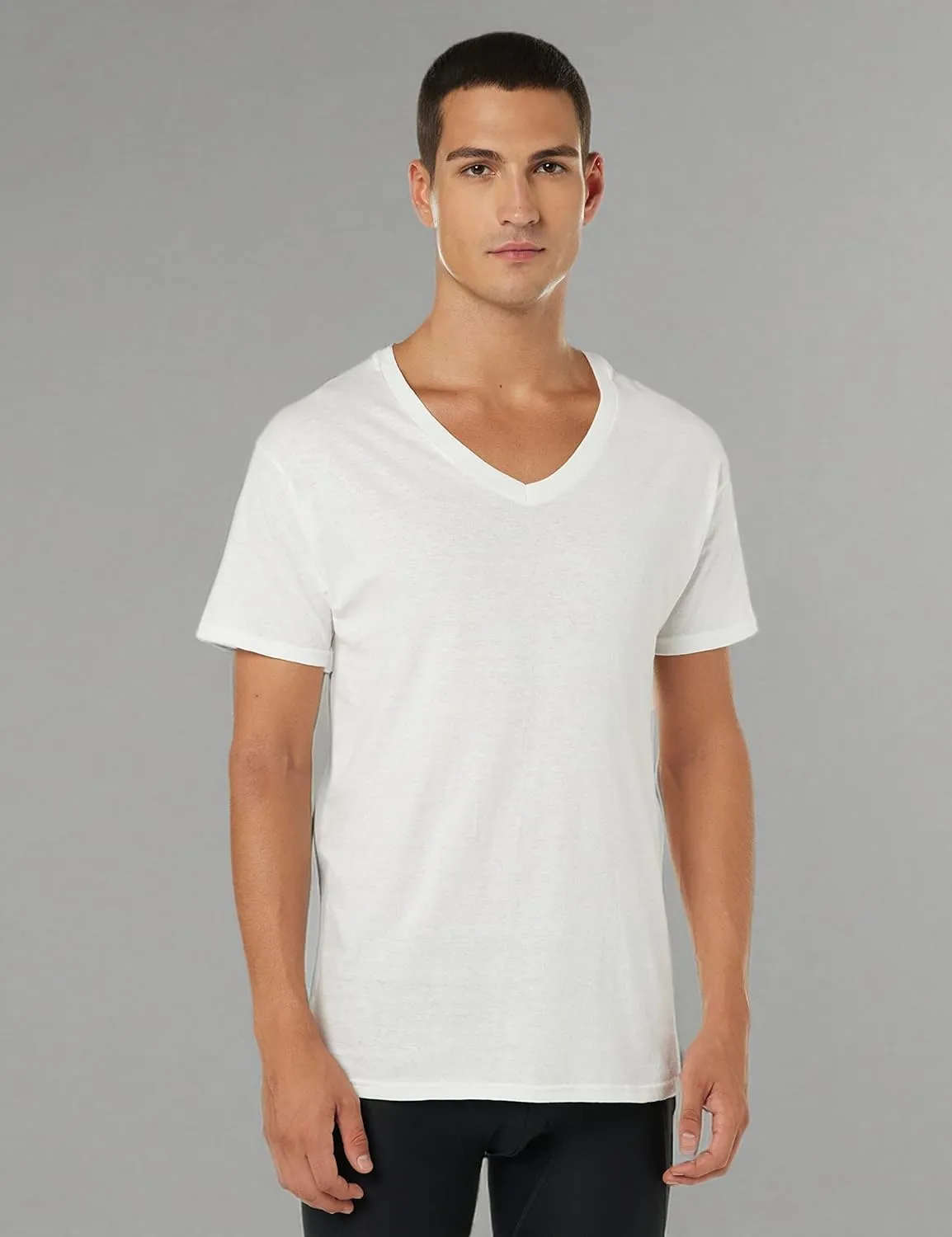 Hanes Men's Comfortsoft V-Neck Tagless Tshirt 3 Pack