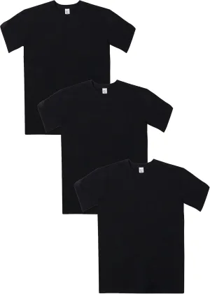 Have It Tall Men's Premium Ringspun Cotton T Shirt 3-Pack