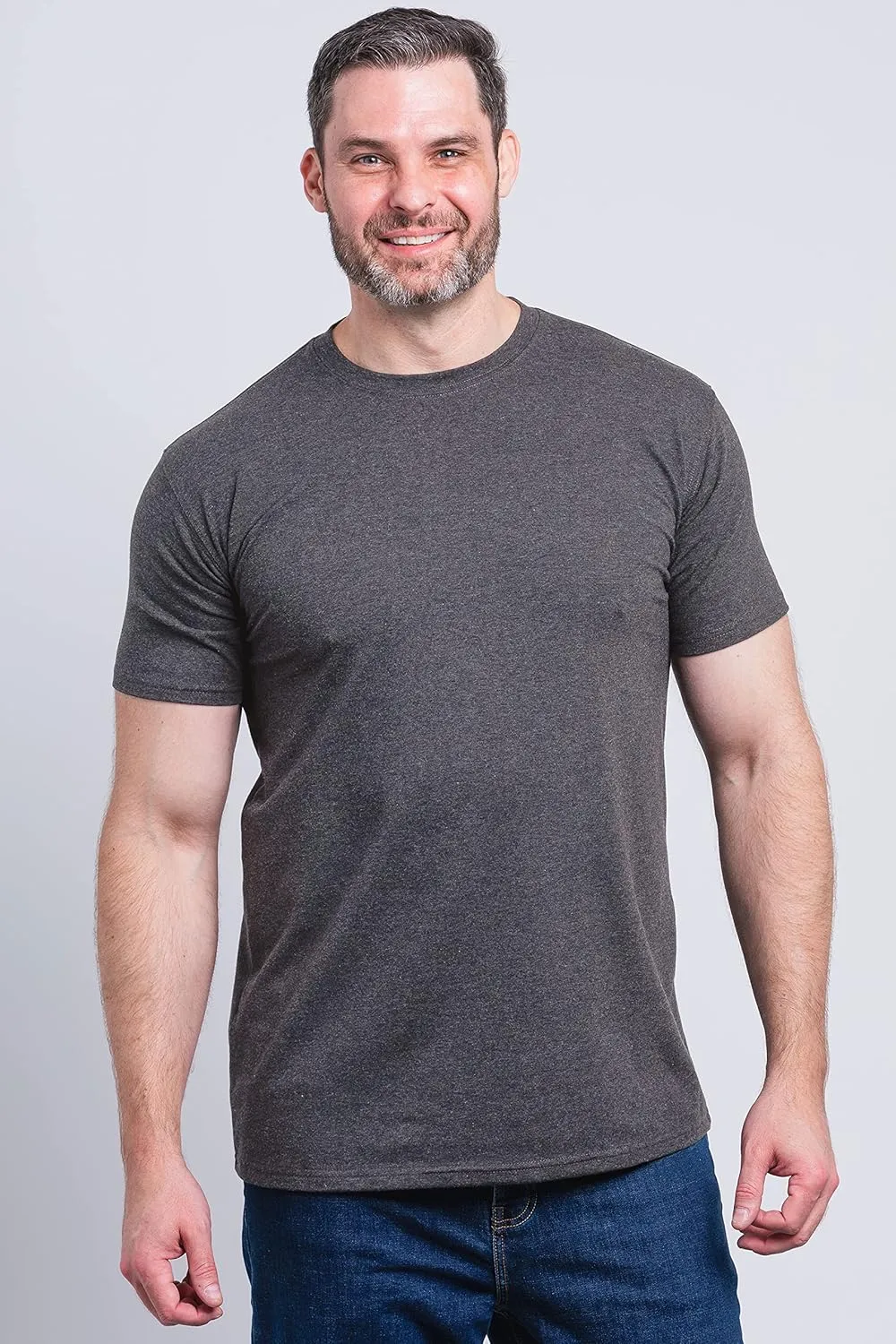 Have It Tall Men's Premium Ringspun Cotton T Shirt 3-Pack