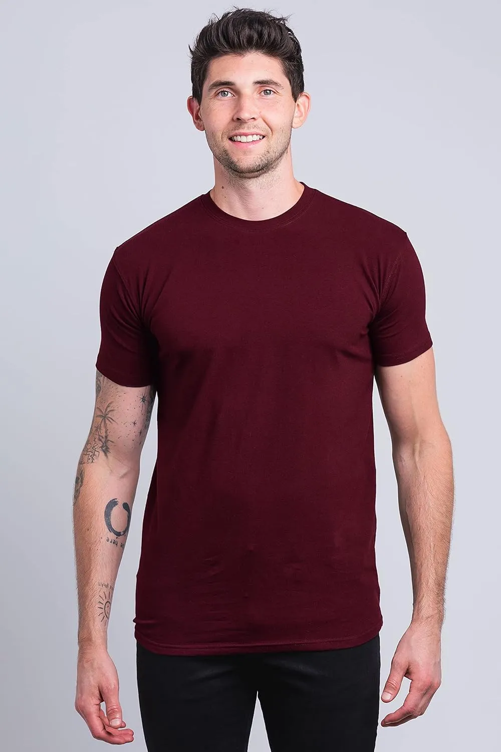 Have It Tall Men's Premium Ringspun Cotton T Shirt 3-Pack