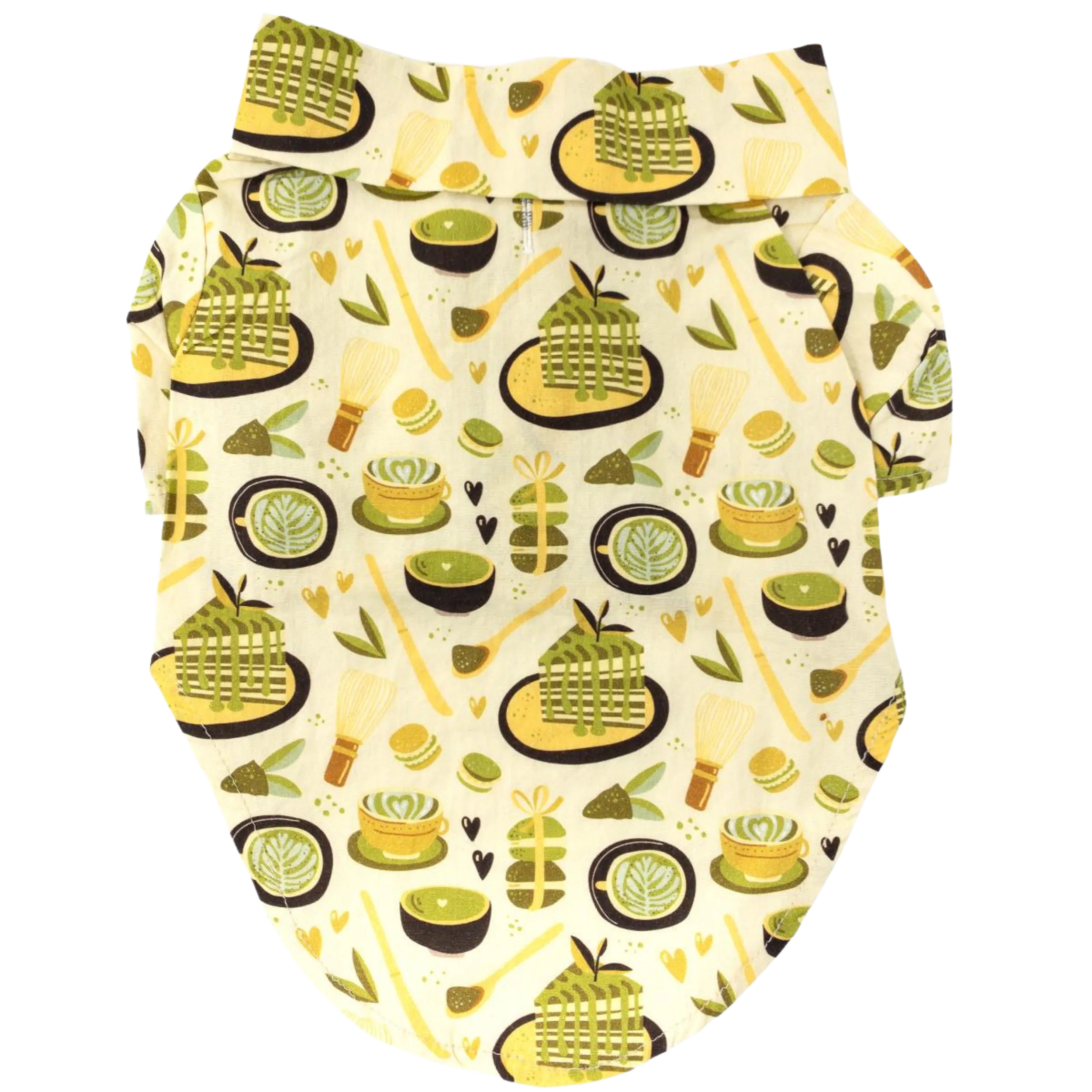 Hawaiian Camp Shirt | Matcha Tea