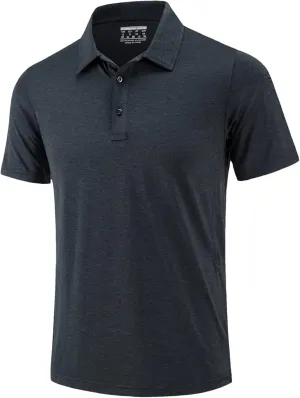 Hgvcfcv Summer Casual Short Sleeve Polos T-Shirts Mens Moisture Golf Tshirts Quick Dry Work Shirt Pullover Tops