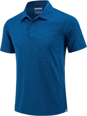 Hgvcfcv Summer Casual Short Sleeve Polos T-Shirts Mens Moisture Golf Tshirts Quick Dry Work Shirt Pullover Tops