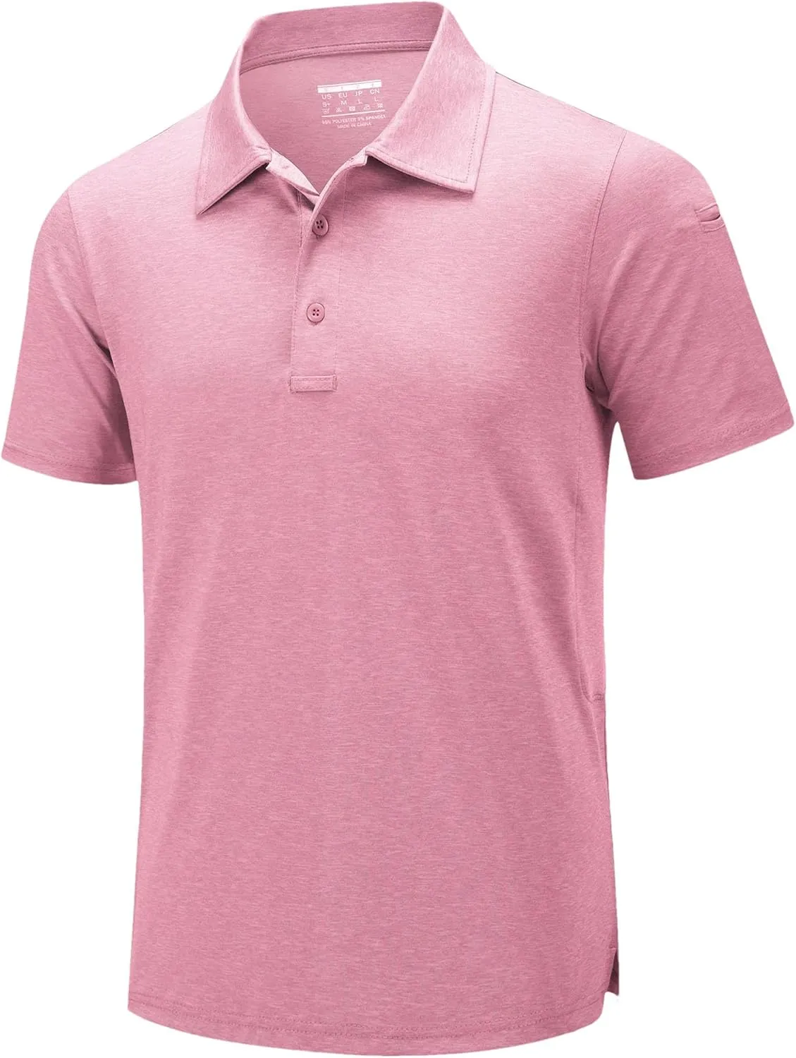 Hgvcfcv Summer Casual Short Sleeve Polos T-Shirts Mens Moisture Golf Tshirts Quick Dry Work Shirt Pullover Tops
