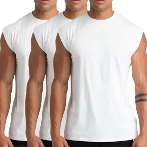 Holure 1 or 3 or 5 Pack Men's Gym Tank Tops Workout Sleeveless T-Shirts Athletic Muscle Tank Training Bodybuilding Shirts