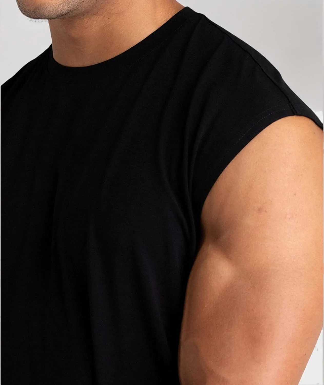 Holure 1 or 3 or 5 Pack Men's Gym Tank Tops Workout Sleeveless T-Shirts Athletic Muscle Tank Training Bodybuilding Shirts