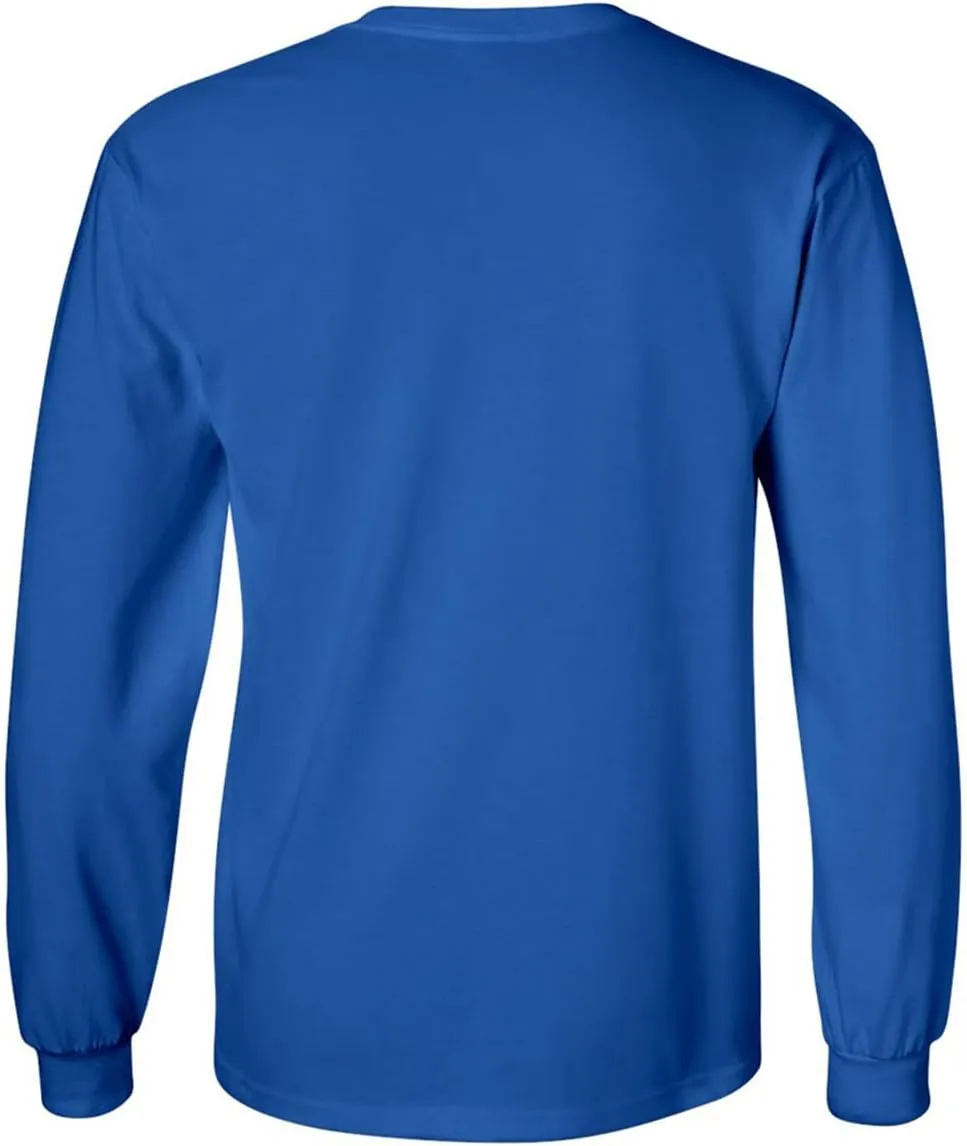 Joe's USA Men's Long Sleeve Heavyweight Cotton T-Shirts in Regular, Big & Tall