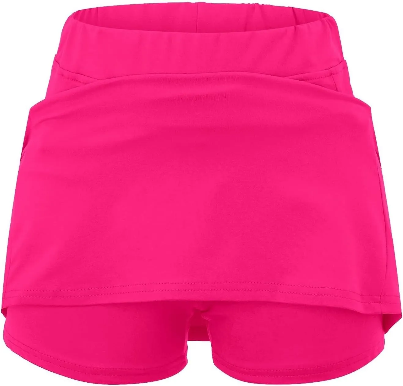 lcyhony Tennis Skirts for Women Trendy Plus Size Skort Pockets High Waist Tummy Control Athletic Skirt with Skorts Underneath