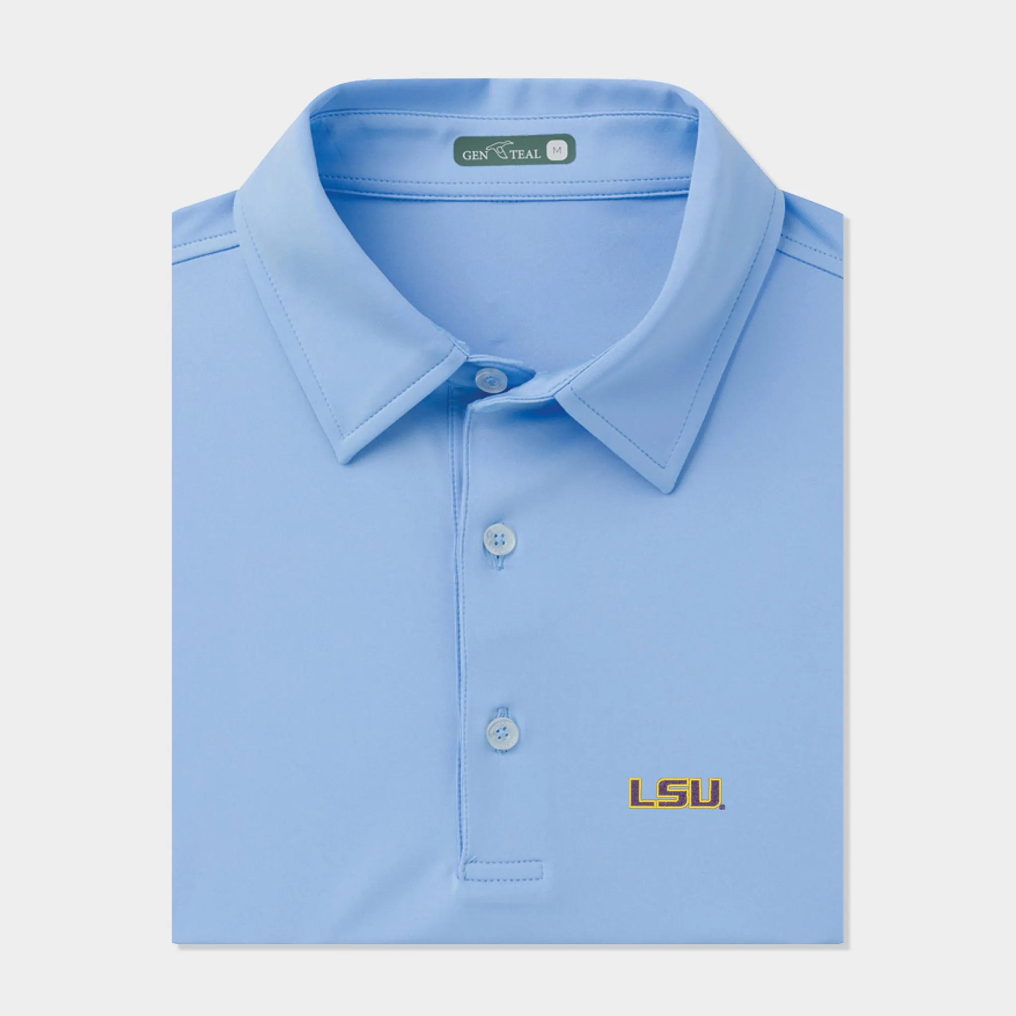 LSU Solid Performance Polo