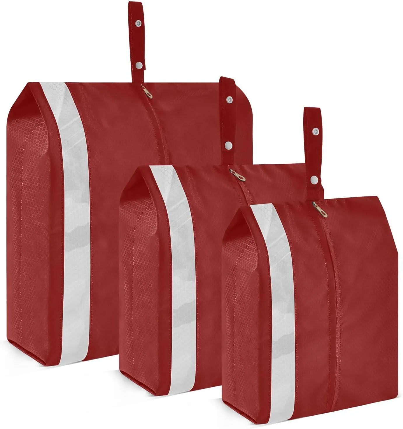 Maroon Packing Cubes for Travel 3 Set Travel Compression Bags Luggage Bags Organizer for Carry On