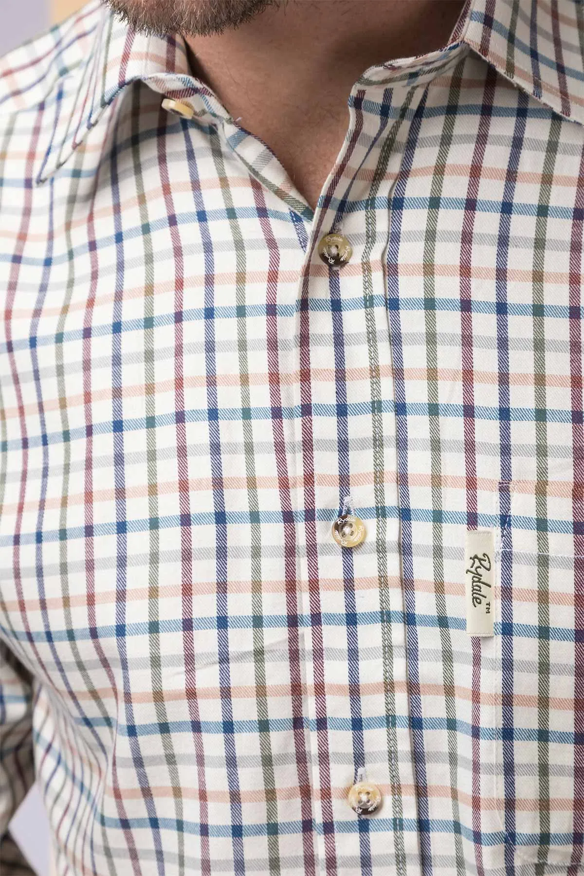 Men's Country Check Shirt - Harvest Time