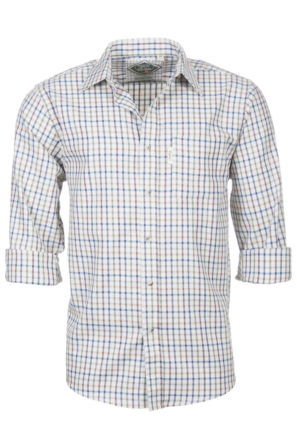 Men's Country Check Shirt - Harvest Time