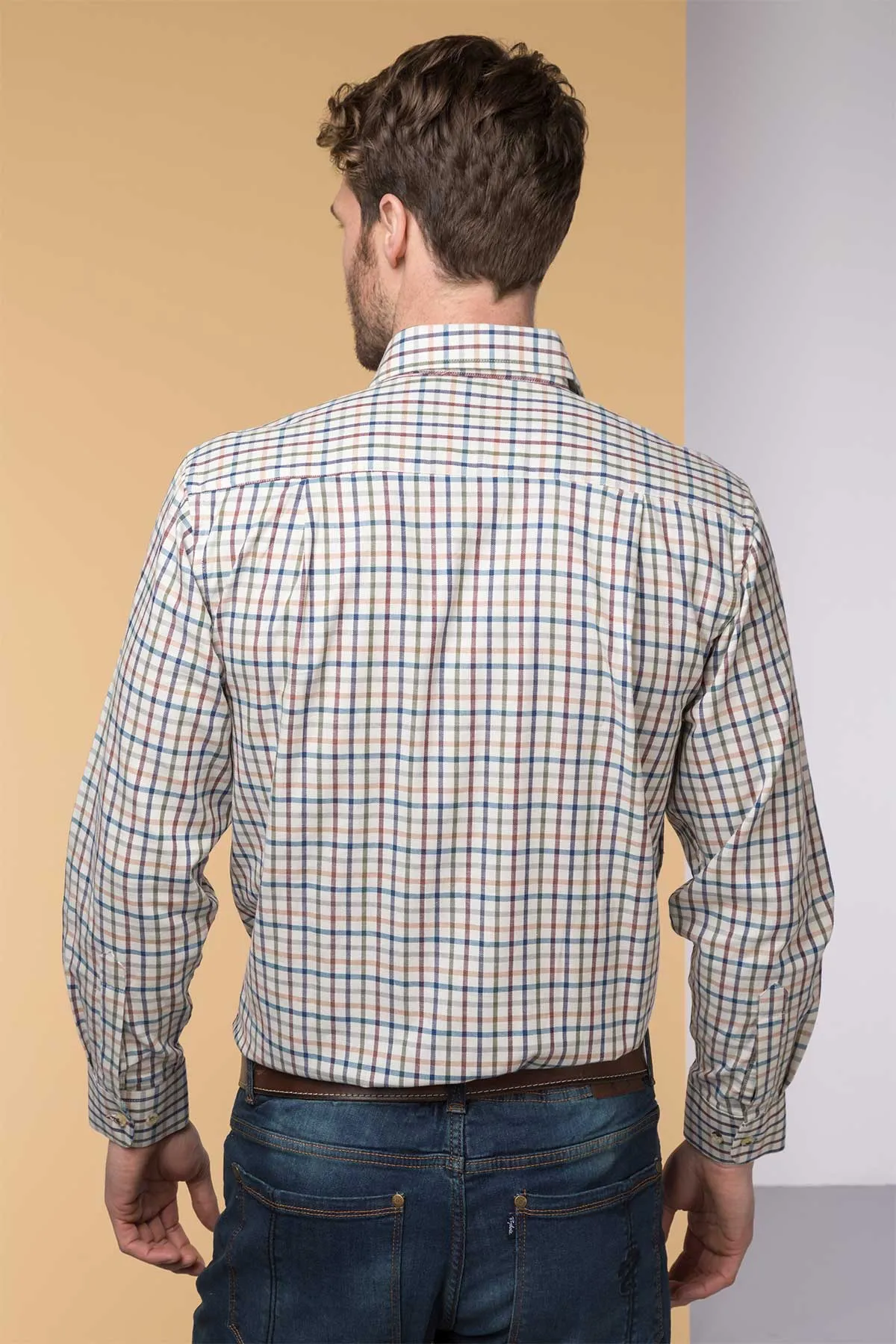 Men's Country Check Shirt - Harvest Time